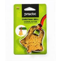FOREMKA WYKRAWACZ DO CIASTEK PIERNIKÓW DZWONEK  OTWOREM ŚWIĘTA PRACTIC
