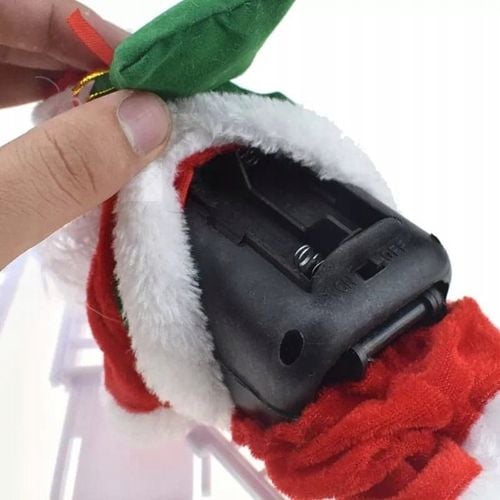 WSPINAJĄCY SIĘ MIKOŁAJ 20 cm PO LINIE 100CM Z MELODYJKA NA ŚWIĘTA na Arena.pl