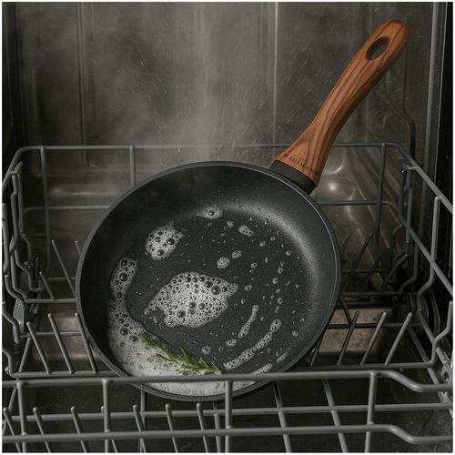 PATELNIA INDUKCJA PATELNIA 24 cm GRANITOWA GŁĘBOKA NIEPRZYWIERAJĄCA na Arena.pl