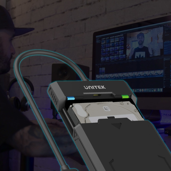 Unitek Obudowa USB-C 5Gbps HDD/SSD SATA UASP zdjęcie 5