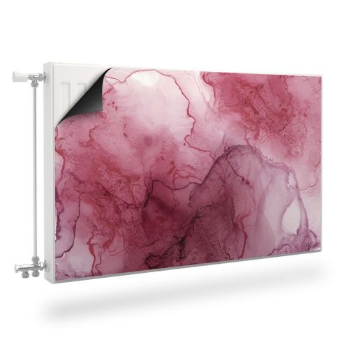 MATA Magnetyczna Do Kaloryfera Akwarela Różowa Abstrakcja 110cm x 60cm na Arena.pl