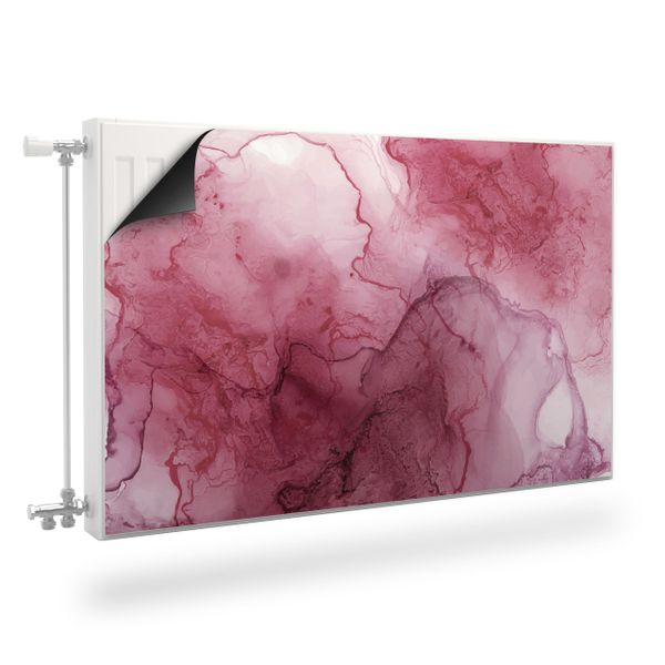 MATA Magnetyczna Do Kaloryfera Akwarela Różowa Abstrakcja 110cm x 60cm zdjęcie 1