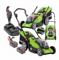 KOSIARKA AKUMULATOROWA 2x20V AM4422S 4GARDEN 44cm ZESTAW Z AKUMULATORAMI