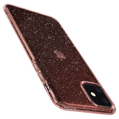 Spigen LIQUID bezbarwny iPhone 11 GLITTER ROSE na Arena.pl