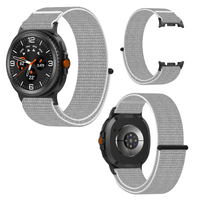 Pasek do Samsung Galaxy Watch 8 40/44mm/ 8 Classic 46mm nylon opaska szary