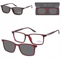 2w1 Okulary +2,50 Plusy do CZYTANIA z NAKŁADKĄ PRZECIWSŁONECZNĄ Polaryzacja