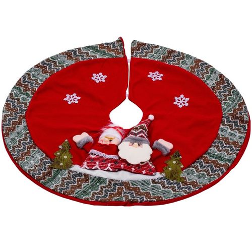 MATA DYWANIK POD CHOINKĘ CZERWONA 80cm na Arena.pl