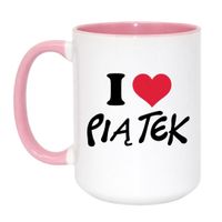 Duży Biało-Różowy 450 ml