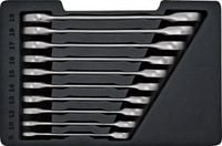 zestaw kluczy płasko-oczkowych 10 szt. - b 1600a02au0