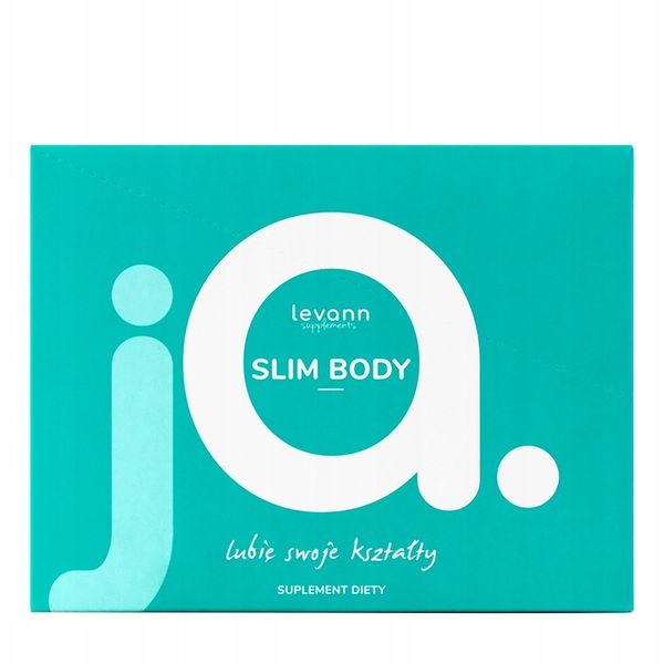 SLIM BODY "jA" WSPOMAGANIE ODCHUDZANIA LEVANN SUPPLEMENTS 30 SASZETEK zdjęcie 2