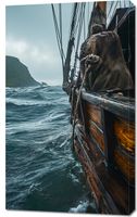 Obraz 60x100cm Statek na Falach