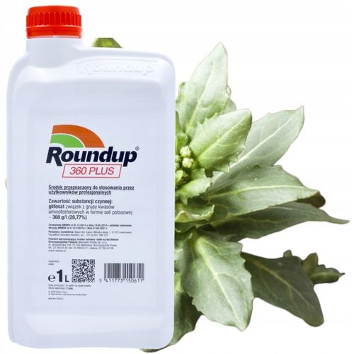ROUNDUP RANDAP NA CHWASTY chwastobójczy glifosat koncentrat 2x1L BAYER na Arena.pl