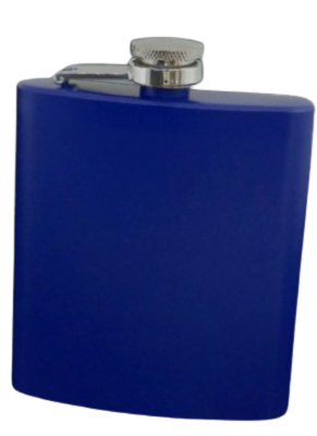 Elegancka Niebieska Piersiówka ze Stali Nierdzewnej 180 ml marki Gentelo na Arena.pl