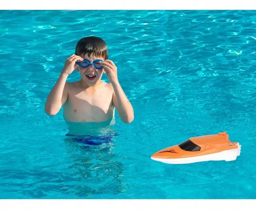 ŁÓDŹ ŁÓDKA MOTORÓWKA NA RADIO Z ŁADOWARKĄ ZDALNIE STEROWANA RC + PILOT na Arena.pl