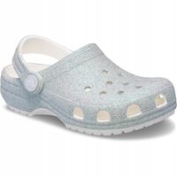 Dziecięce Buty Chodaki Crocs Classic Iridescent Glitter 210986 Clog 29-30