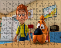 Puzzle tradycyjne Ptyś i Bill