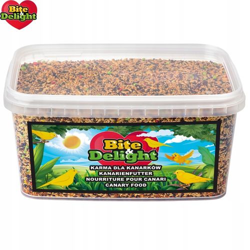 KARMA DLA KANARKA ZEBEREKI SZCZYGŁA POKARM Z WITAMINAMI I MINARAŁAMI 2,5L na Arena.pl