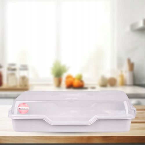 POJEMNIK PLASTIKOWY NA CIASTO WYPIEKI TORT PUDEŁKO Z POKRYWĄ i UCHWYT na Arena.pl