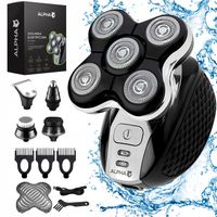 Golarka Męska ALPHA - Maszynka + Trymer do Golenia Brody, Włosów i Głowy