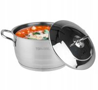 GARNEK 2L STAL nierdzewna 18/10 INDUKCJA gaz