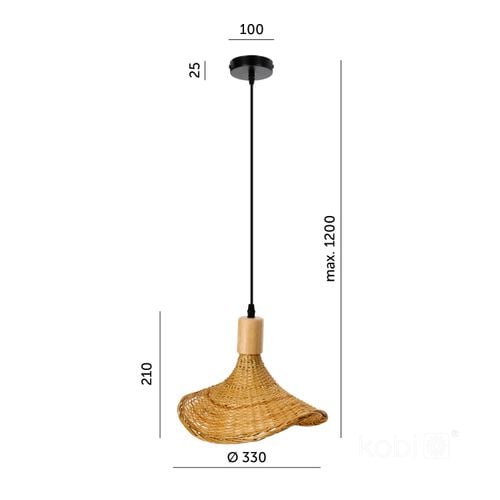 lampa wisząca boho bimini 1xe27 kobi design na Arena.pl