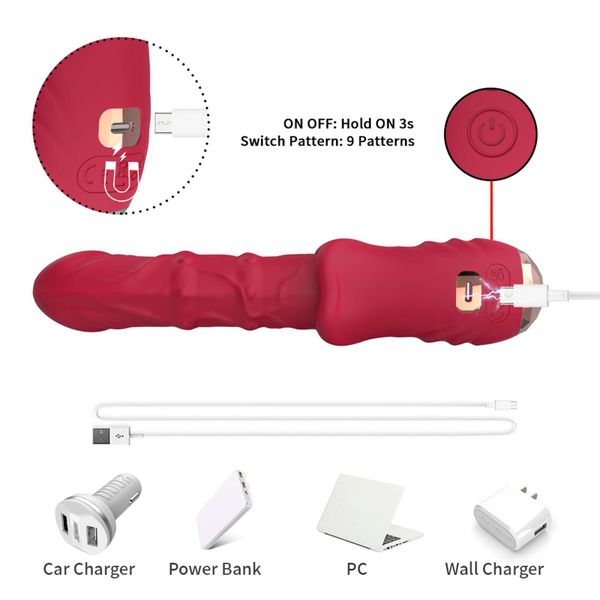 Dick Red 9 Vibration Function zdjęcie 4