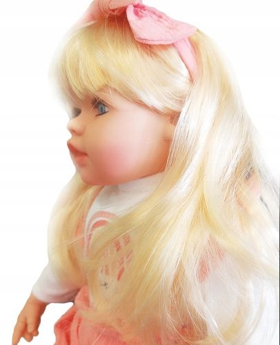 Lalka bobas jak żywa duża 56cm lalki interaktywna mówi śpiewa 2języki uczy na Arena.pl