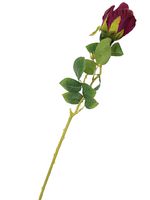 SZTUCZNA RÓŻA DŁUGA GAŁĄZKA 66 cm fioletowa SZTUCZNE RÓŻE