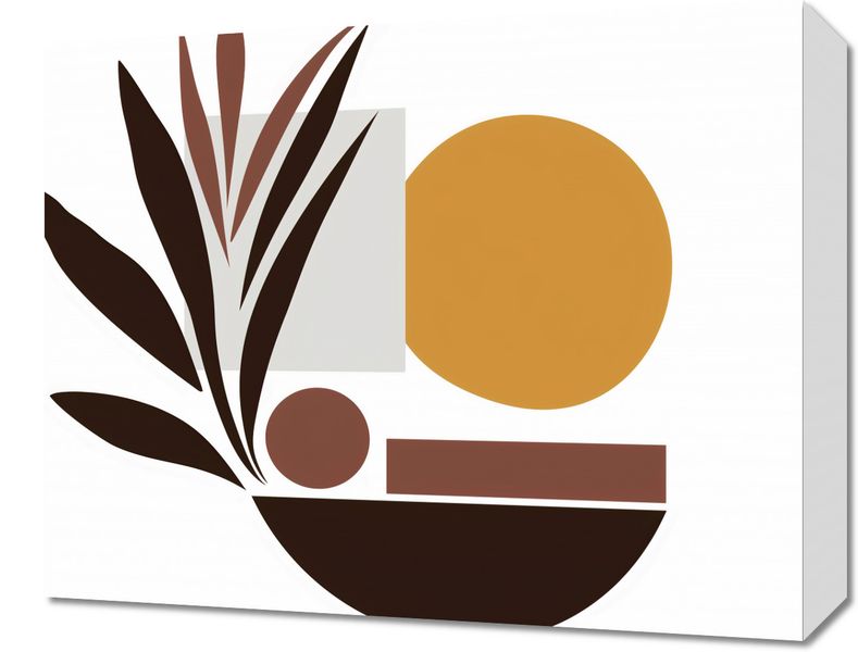 Obraz 50x40cm Stylizacja Roślin zdjęcie 1