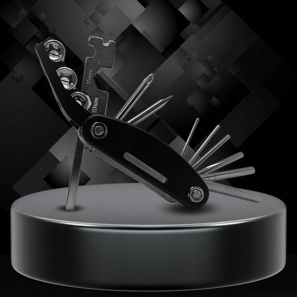 ZESTAW KLUCZY NARZĘDZI ROWEROWYCH MULTITOOL 16w1 zdjęcie 7