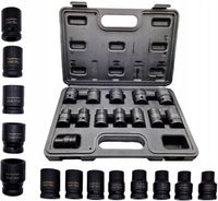 ZESTAW NASADEK UDAROWYCH 10-24 NASADKI UDAROWE 1/2" KLUCZ UDAROWY KOMPLET