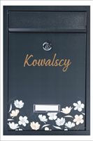 SKRZYNKA NA LISTY pocztowa KOLOROWY NADRUK twój napis