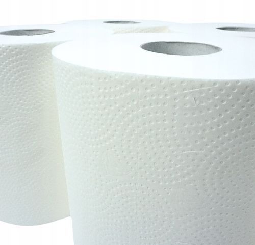 RĘCZNIK PAPIEROWY BIAŁY CELULOZA 12 sztuk x 50m Gruby Wydajny na Arena.pl