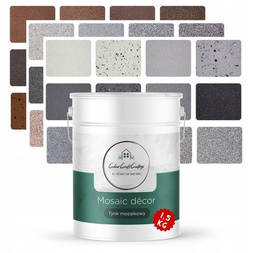 TYNK MOZAIKOWY PRÓBKA PŁYNNA TESTER 1,5Kg Kolory 35 Wzorów na Arena.pl