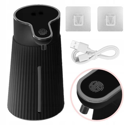 Bezdotykowy Dozownik Mydła Płynu 400ml Automatyczny Dyspenser Duży na Arena.pl