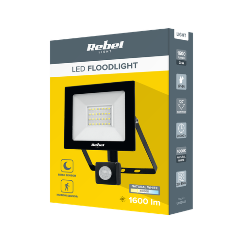 Reflektor LED Rebel 20W, 4000K na Arena.pl