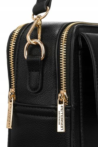 Listonoszka damska Peterson torebka na ramię z paskiem ze skóry eko modna na Arena.pl