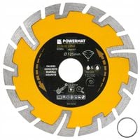 TARCZA DIAMENTOWA SEGMENTOWA 125MM DO BETONU GRANITU CEGŁY 12200 RPM