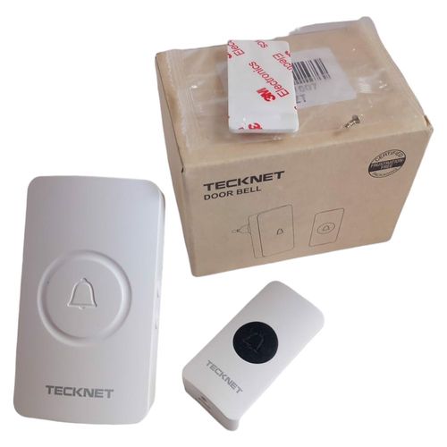 dzwonek bezprzewodowy do drzwi tecknet biały na Arena.pl