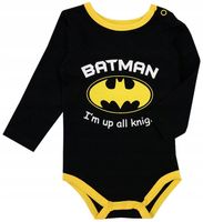 BODY BATMAN bawełniane DŁ RĘKAWEK 74 R078C