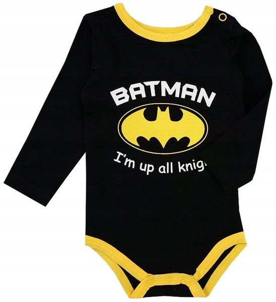 BODY BATMAN bawełniane DŁ RĘKAWEK 74 R078C zdjęcie 1
