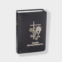 Książeczka Do Pierwszej Komunii Świętej- Jezus, Maryja, Józef, Kolor Czarny