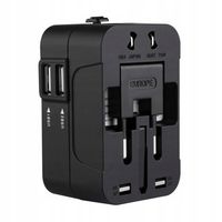UNIWERSALNY ADAPTER PODRÓŻNY GLOBAL USA UK EU PL