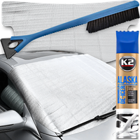 OSŁONA MATA ANTYSZRONOWA 100x200 SKROBACZKA DO SZYB LODU ODMRAŻACZ K2