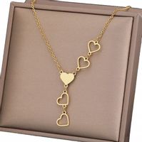 Naszyjnik Damski Stal chirurgiczna Pozłacany 18K Złoty