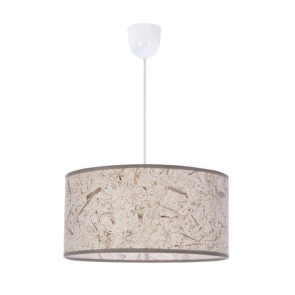 Papirus lampa wisząca 1x60W E27 abażur beżowy zdjęcie 1