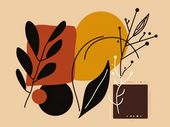 Plakat 20x15cm Ciepłe Kontury