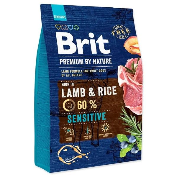 BRIT Premium By Nature Sensitive Lamb 3kg zdjęcie 2