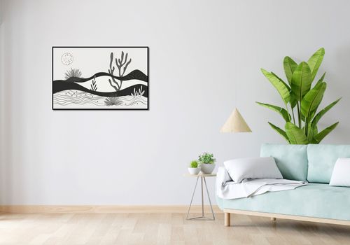 Plakat 91,5x60cm Ogród przy Nocy na Arena.pl