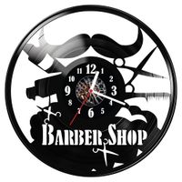 Zegar ścienny z płyty winylowej Barber 290.14